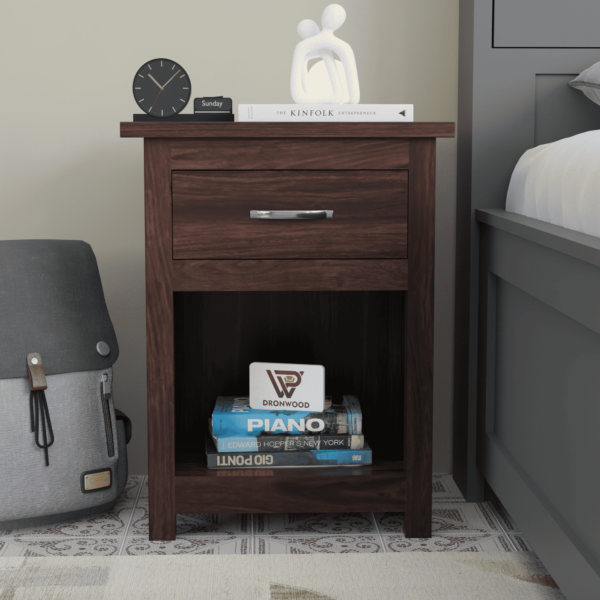 Premium Solid Wood Bedside Table with Storage