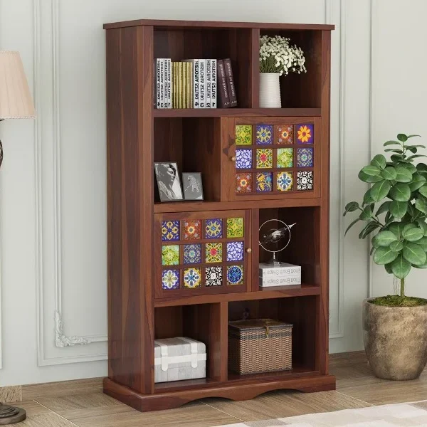 Colombee Solid Wood Book Shelf