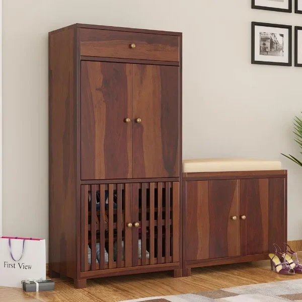 Kelso Sheesham Wood Shoe Rack