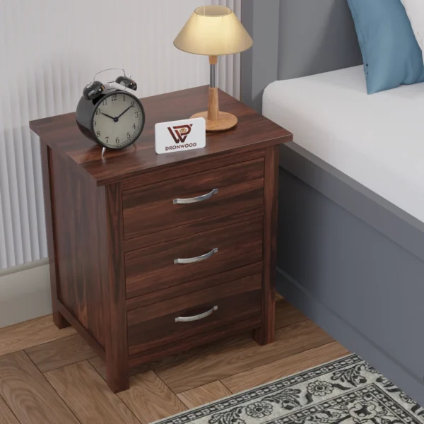 Bedside table, Sheesham wood bedside table, Cane bedside table with drawers, Solid wood nightstand 2 drawer, Premium Sheesham side table, Modern cane nightstand,