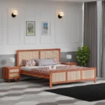 rattan king size bed, rattan queen size bed, king size bed, queen size bed