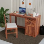 computer table, Office desk, Sheesham wood computer table, Solid wood study table with drawers, CNC drawer office desk, Wooden computer table for home, Premium Sheesham work from home desk,