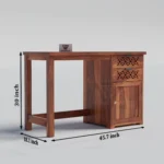 computer table, Office desk, Sheesham wood computer table, Solid wood study table with drawers, CNC drawer office desk, Wooden computer table for home, Premium Sheesham work from home desk,