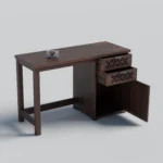 computer table, Office desk, Sheesham wood computer table, Solid wood study table with drawers, CNC drawer office desk, Wooden computer table for home, Premium Sheesham work from home desk,