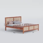 rattan king size bed, rattan queen size bed, king size bed, queen size bed