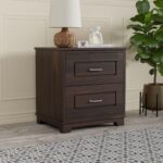 Bedside table, Sheesham wood bedside table, Cane bedside table with drawers, Solid wood nightstand 2 drawer, Premium Sheesham side table, Modern cane nightstand,