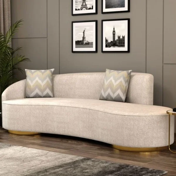 3 Seater Curved Sofa