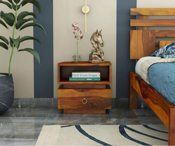 Berlin Wooden Bedside Table
