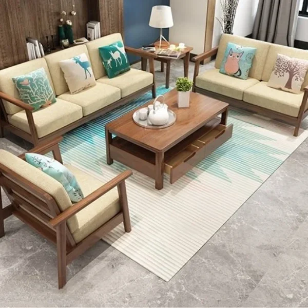 Classic Sheesham wooden sofa set