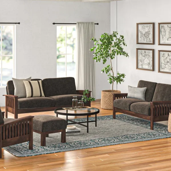 Contemporary Sheesham Wood Sofa set  Choose your combination