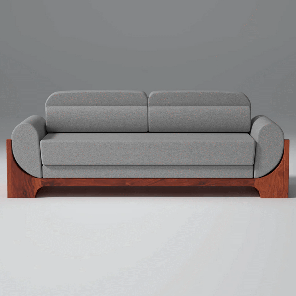 3 Seater modern Sheesham Wooden Sofa