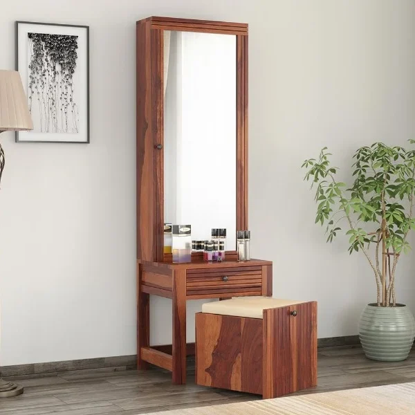 Felner Dressing Table with Stool and Storage