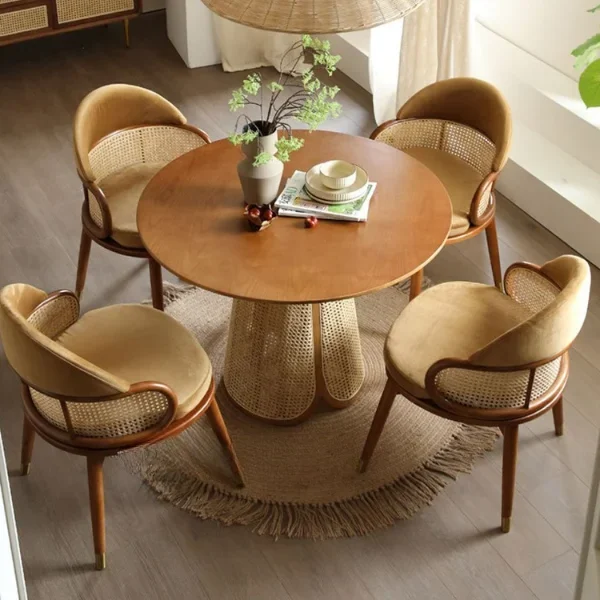 Harm Design Rattan Dining Table Set