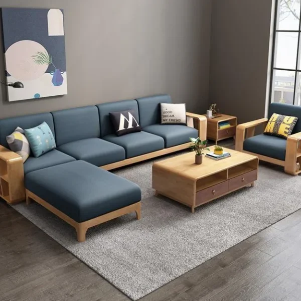 L Shape Sofa  Modern Sofa Set Design  Sheesham Wood