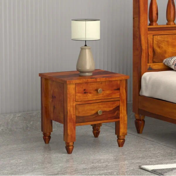 Lilith Wooden Bedside Table