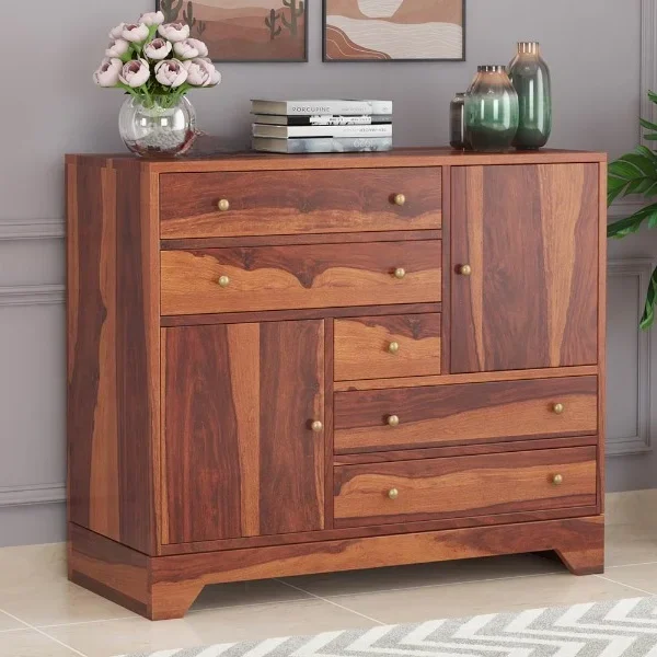 Remy Sheesham Wood Chest of Drawer