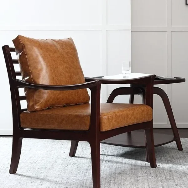 Retro Sheesham  Wood Arm Chair