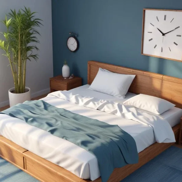 Wooden  pinewood Finishing  Bed