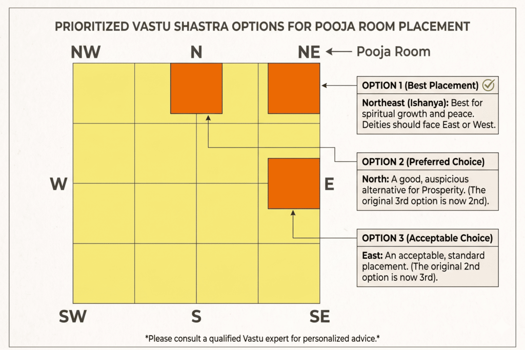 Mandir Placement as Per Vastu - Every Rule, Every Room, One Complete Guide