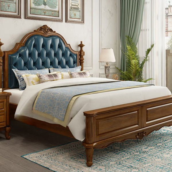 Regal  Elegance King  Classic  Wooden Bed